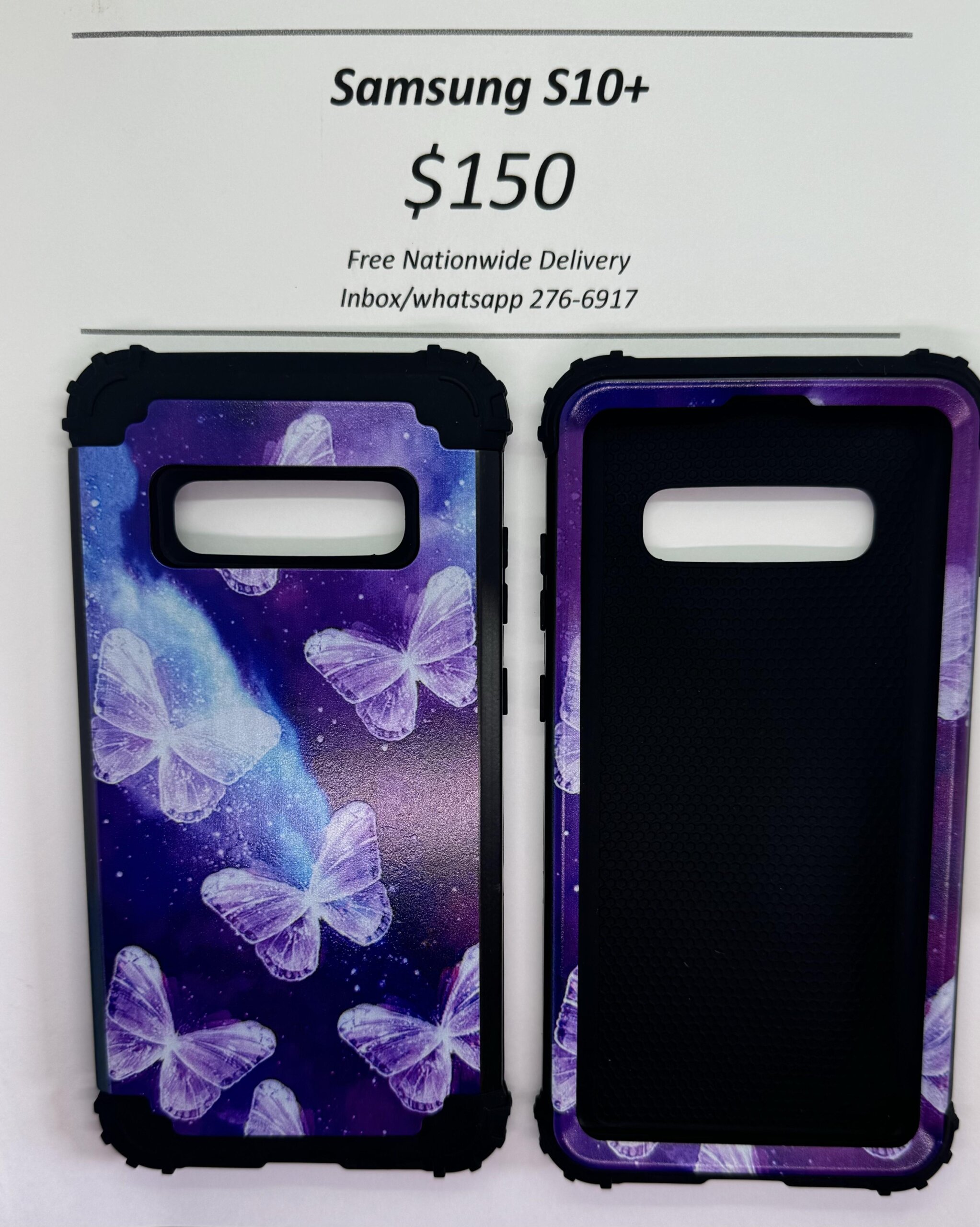 S10 Plus Purple Rugged Butterfly