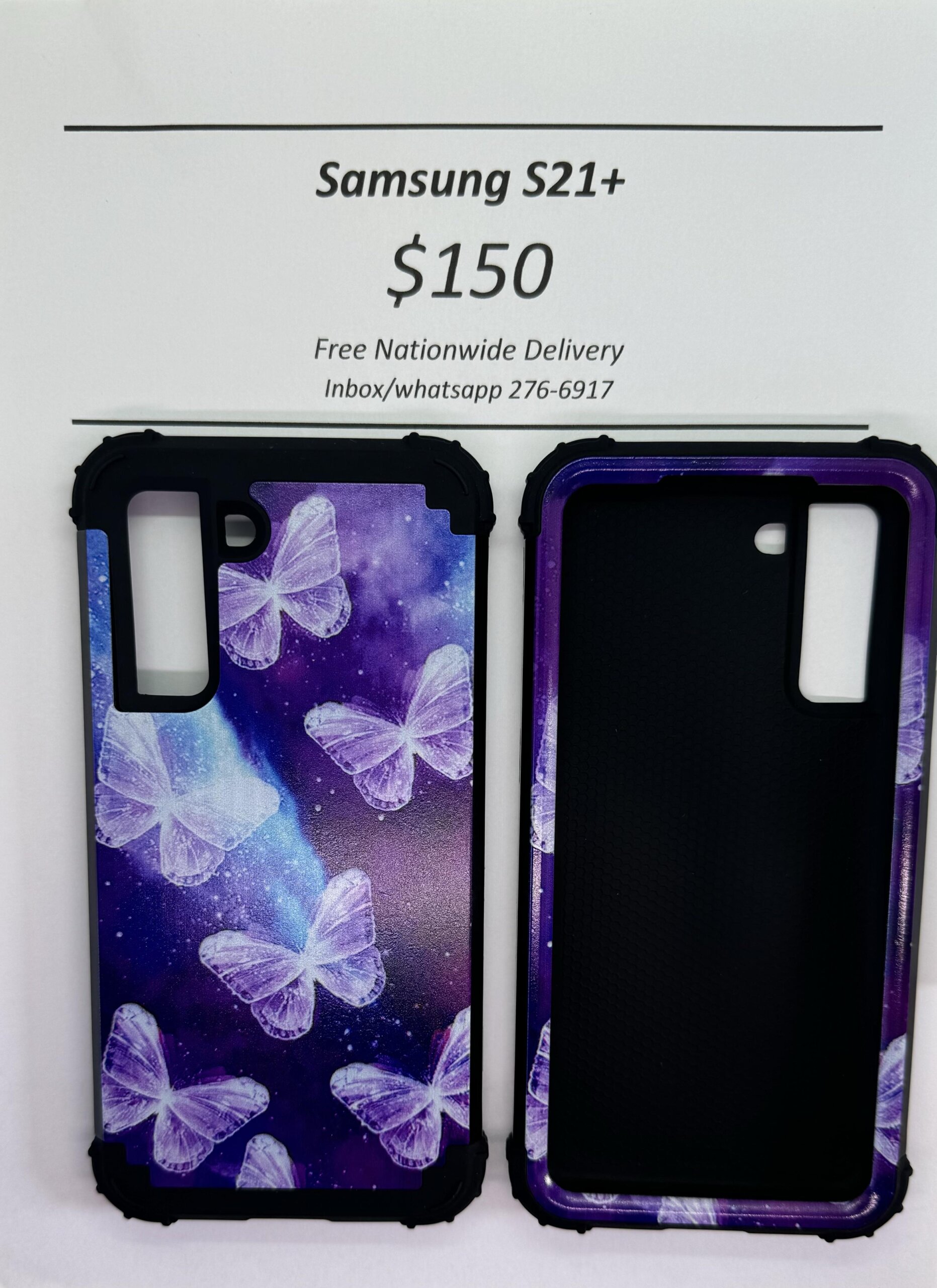 S21Plus Purple Rugged Butterfly