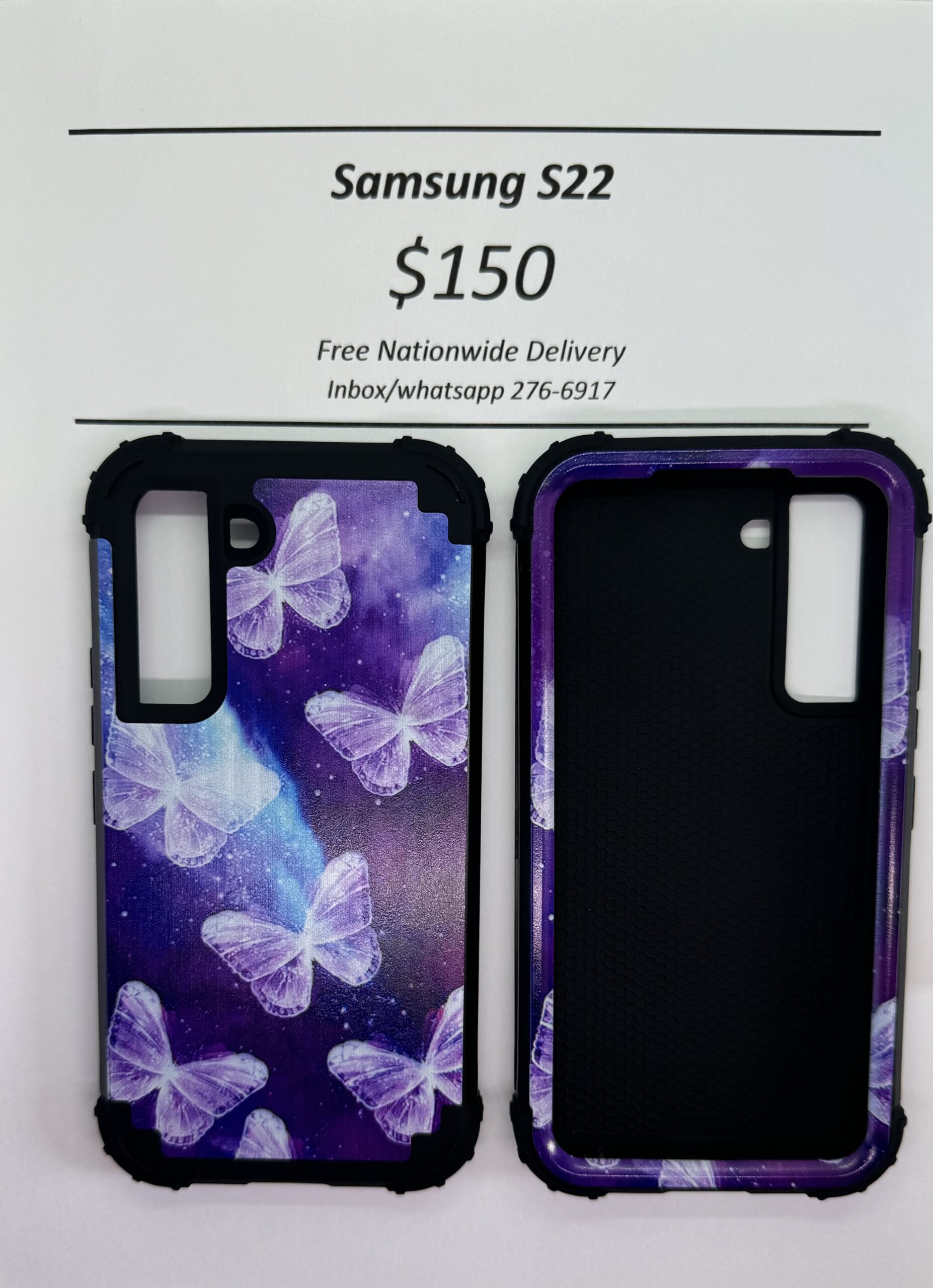 S22 Purple Rugged Butterfly