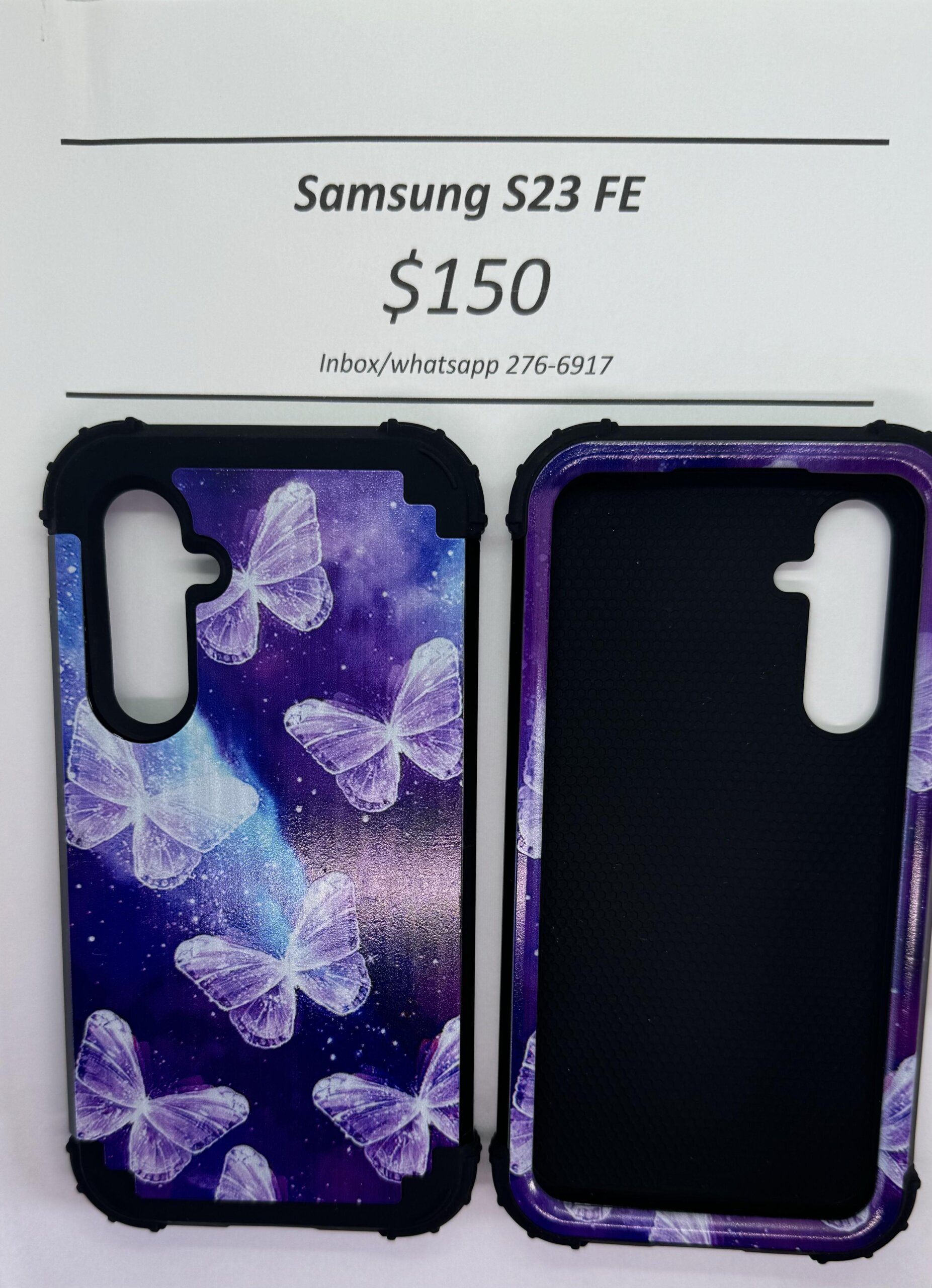 S23 Fe Purple Rugged Butterfly