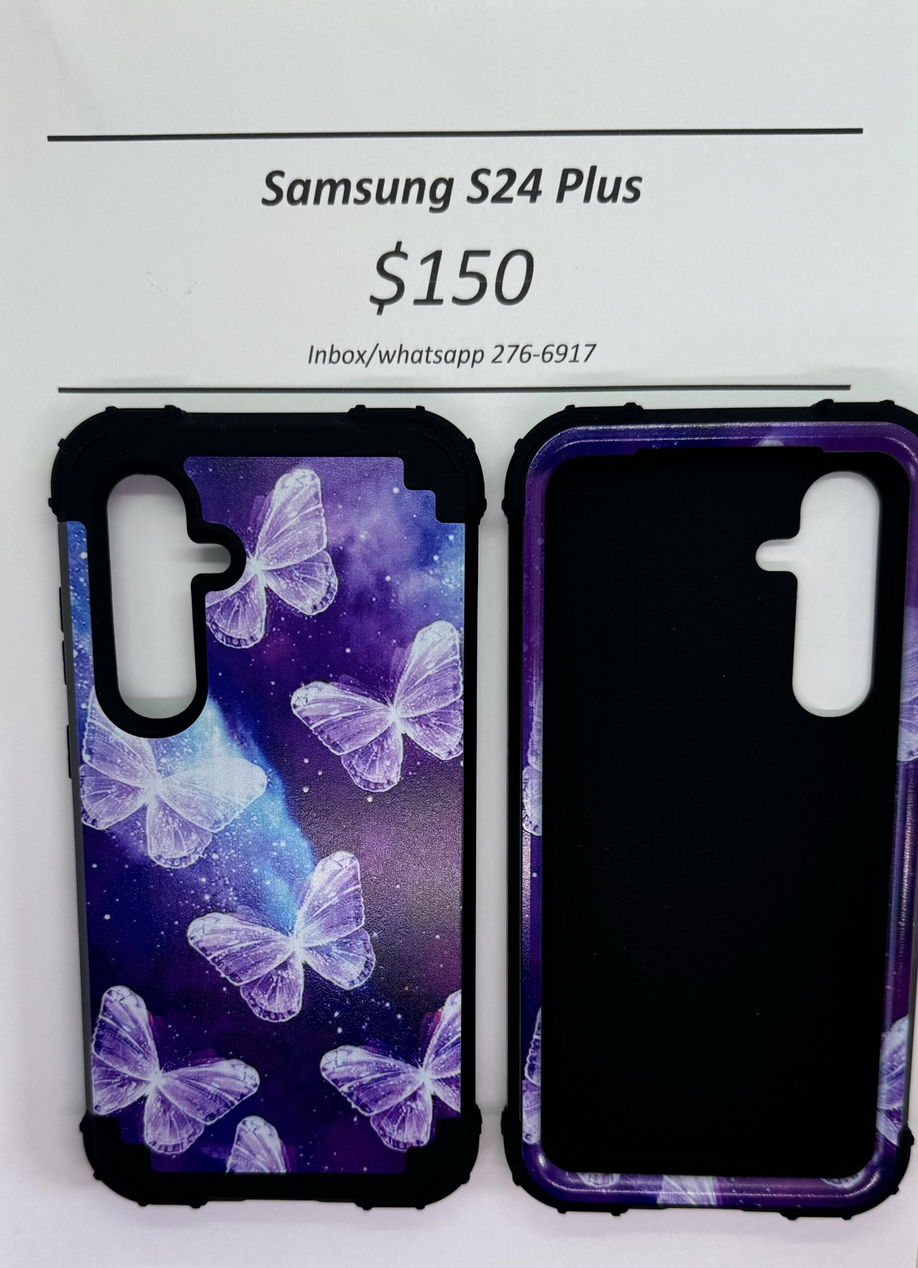 S24 Plus Purple Rugged Butterfly