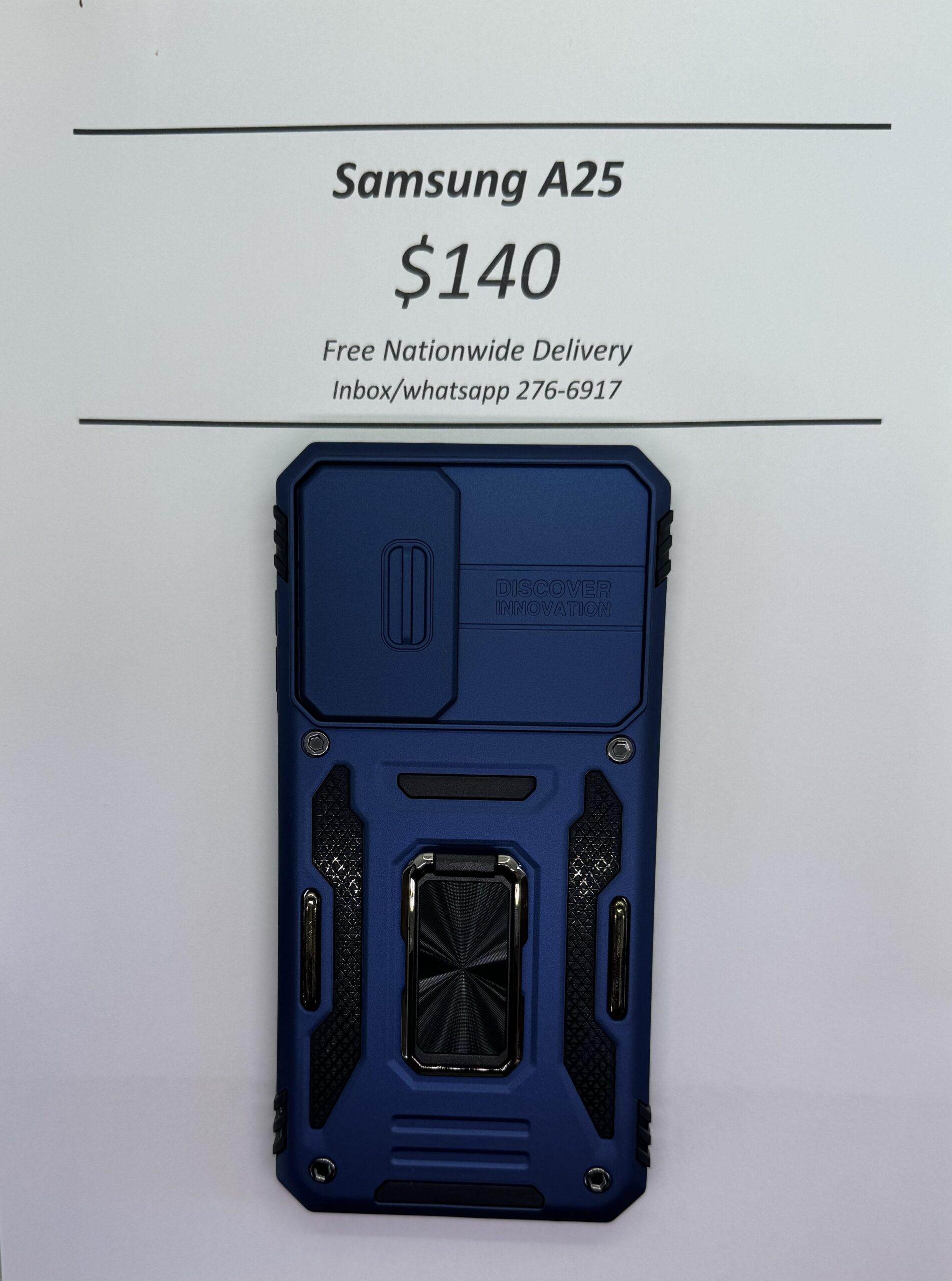 A25 Blue Rugged with Camera Cover