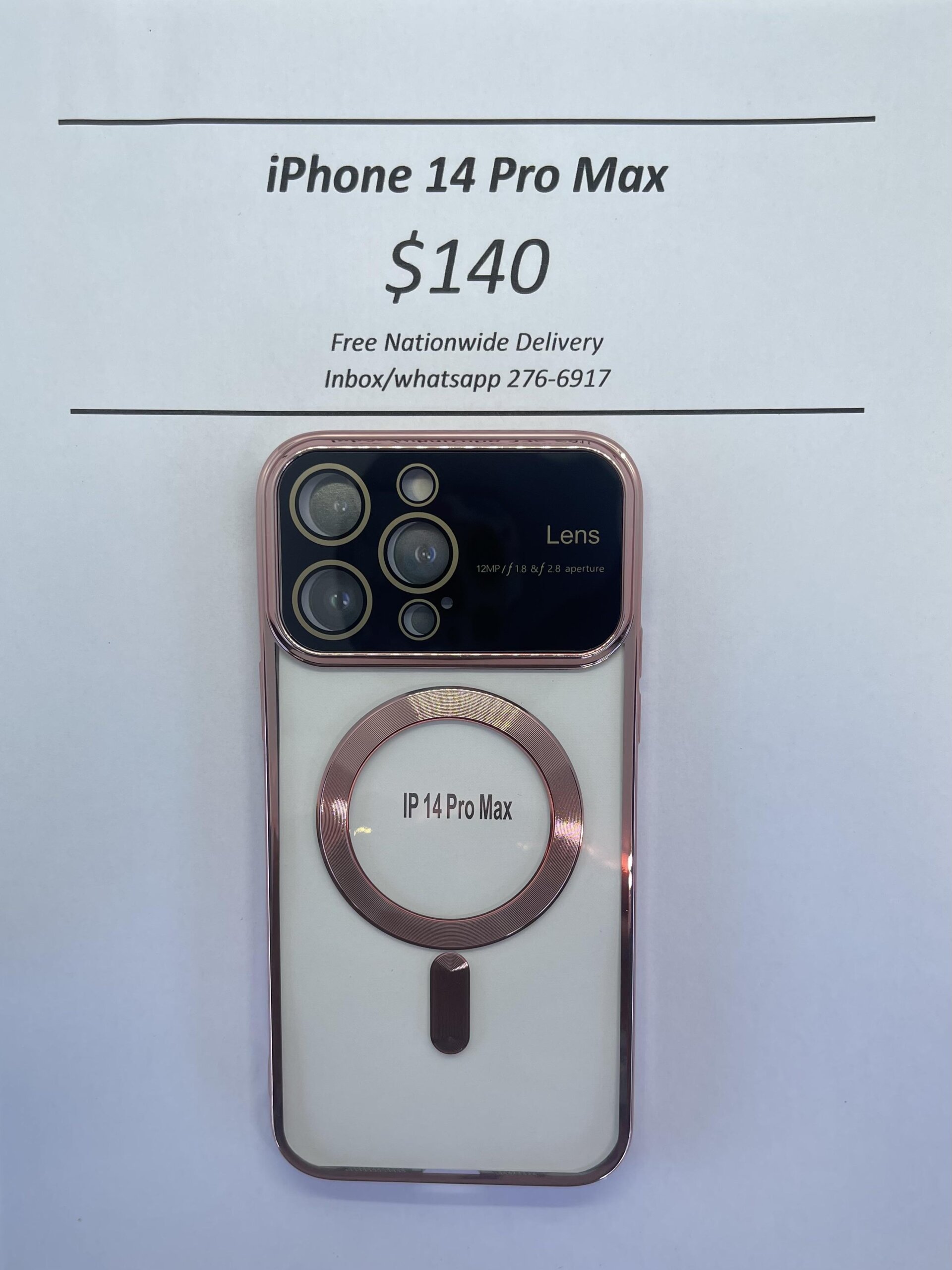 iPhone 14 pro max RG Wireless Charging Magnetic Case