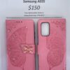A03s Pink Butterfly Wallet