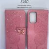Samsung A72 Pink Butterfly Wallet