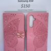 Samsung A54 Pink Butterfly Wallet