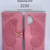 Samsung A13 Pink Butterfly Wallet