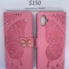 Samsung A04e Pink Butterfly Wallet