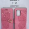Redmi Note 10/s Pink Butterfly Wallet