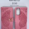 Redmi Note 11/s Pink Butterfly Wallet