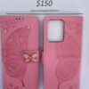 Redmi Note 12 Pink Butterfly Wallet