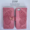 iPhone 7/8 Pink Butterfly Wallet