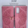 S20 FE Pink Butterfly Wallet
