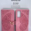 S20 Pink Butterfly Wallet