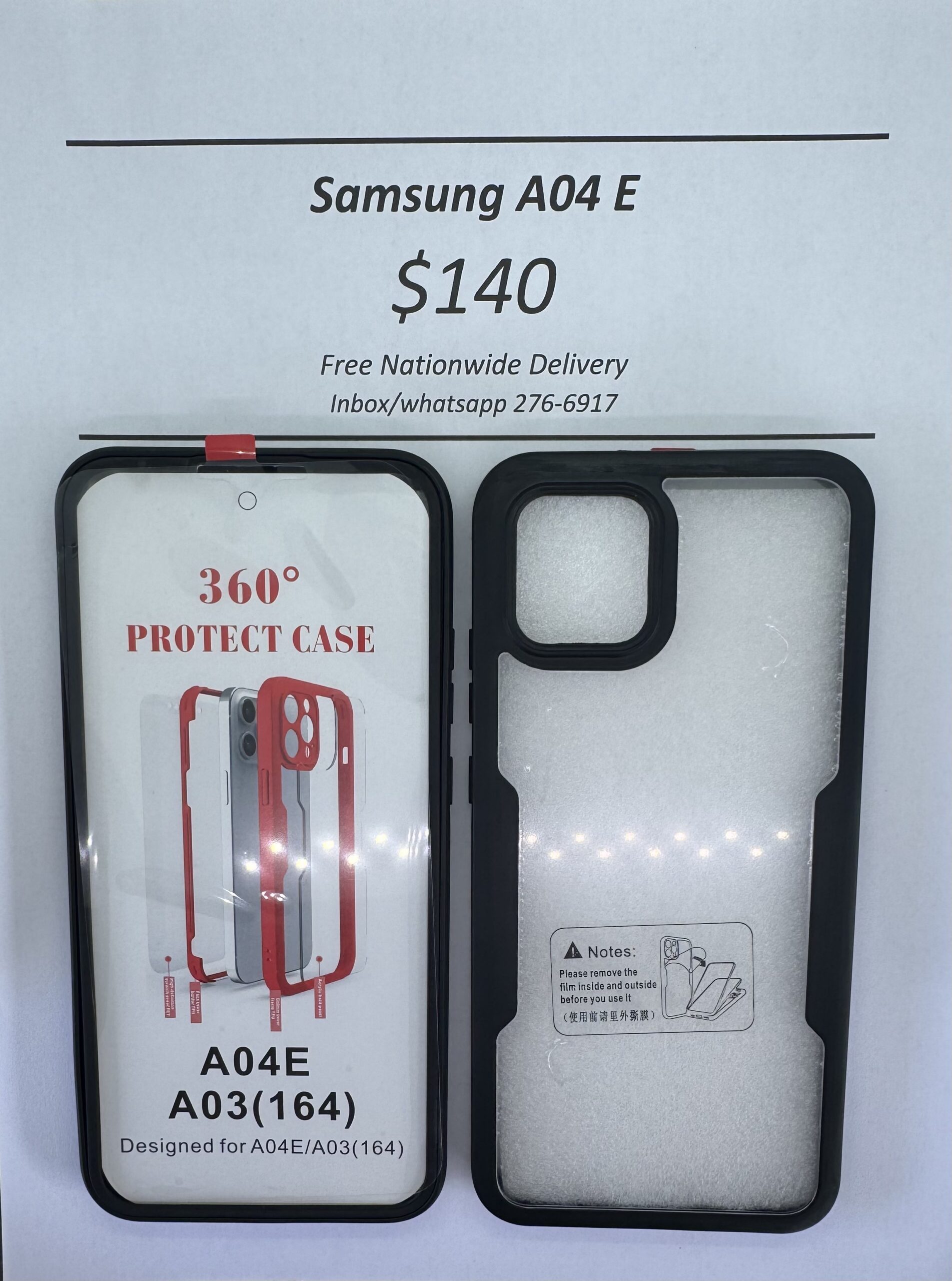 A04e Black Rugged 360 case