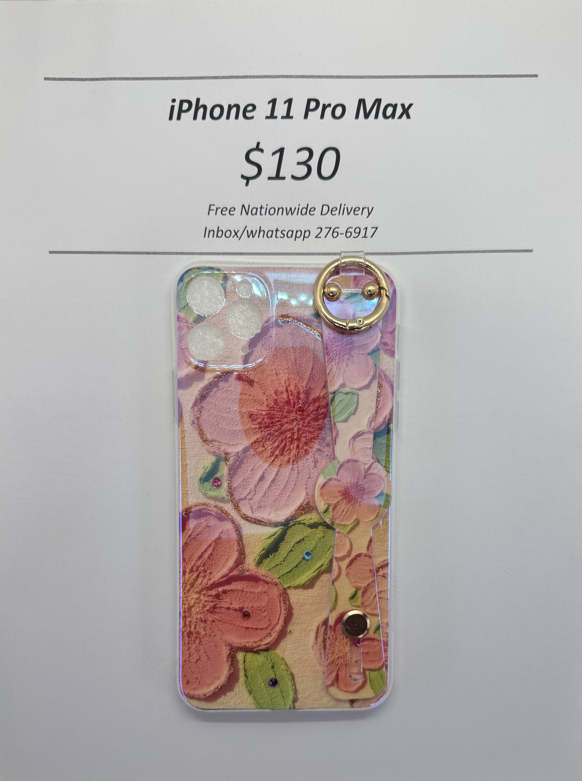 iPhone 11 Pro Max 3D Floral