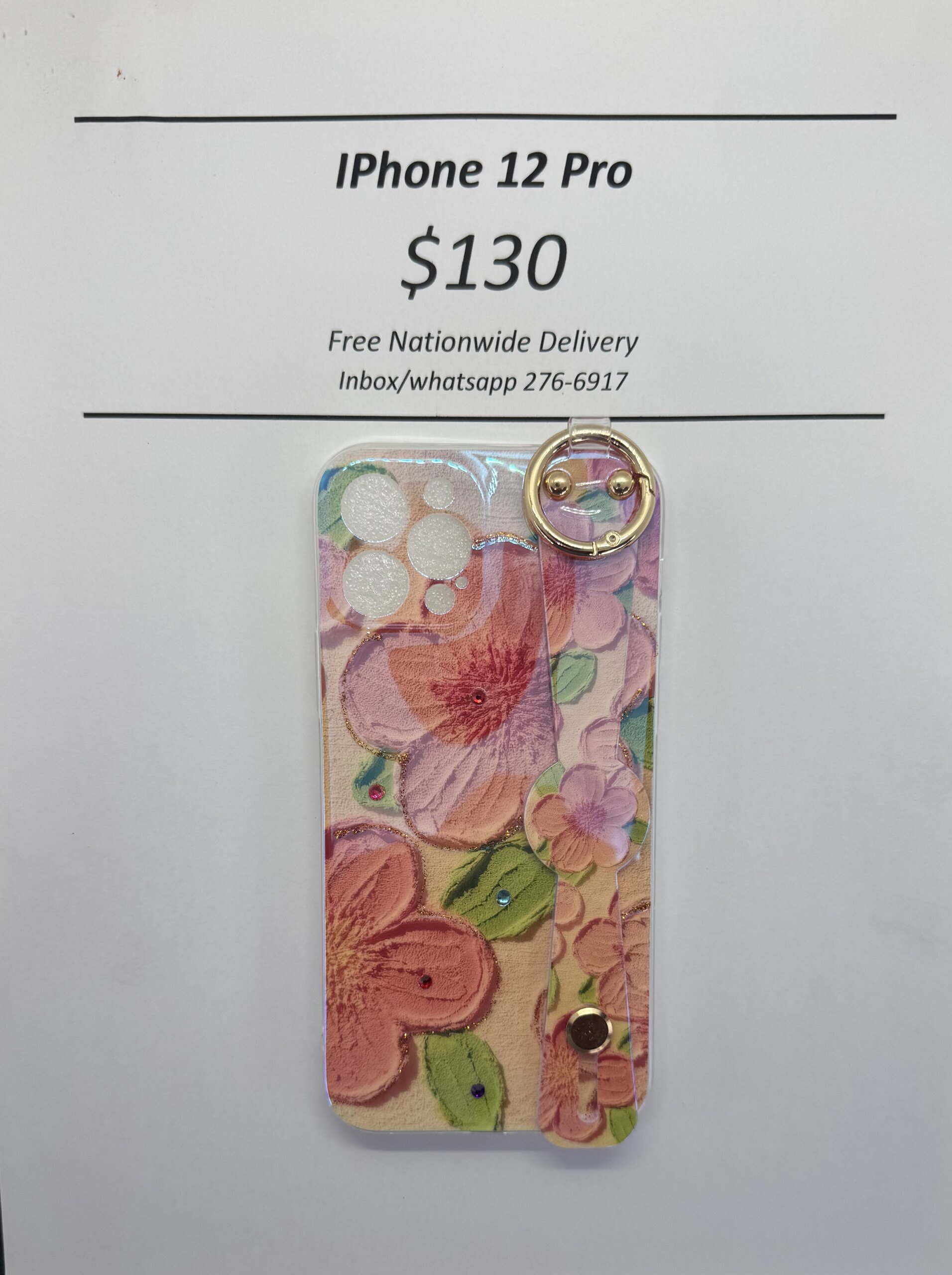 iPhone 12 Pro 3D Floral