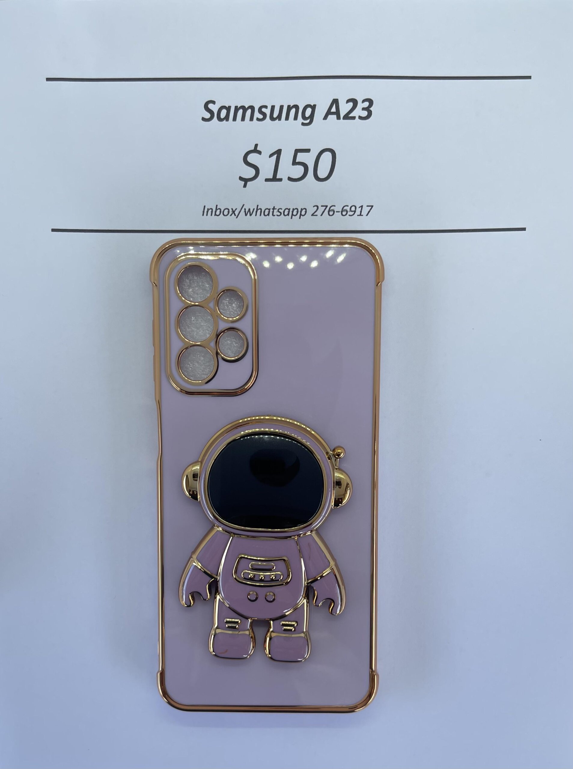 A23 Purple 3D Astronaut Phone case