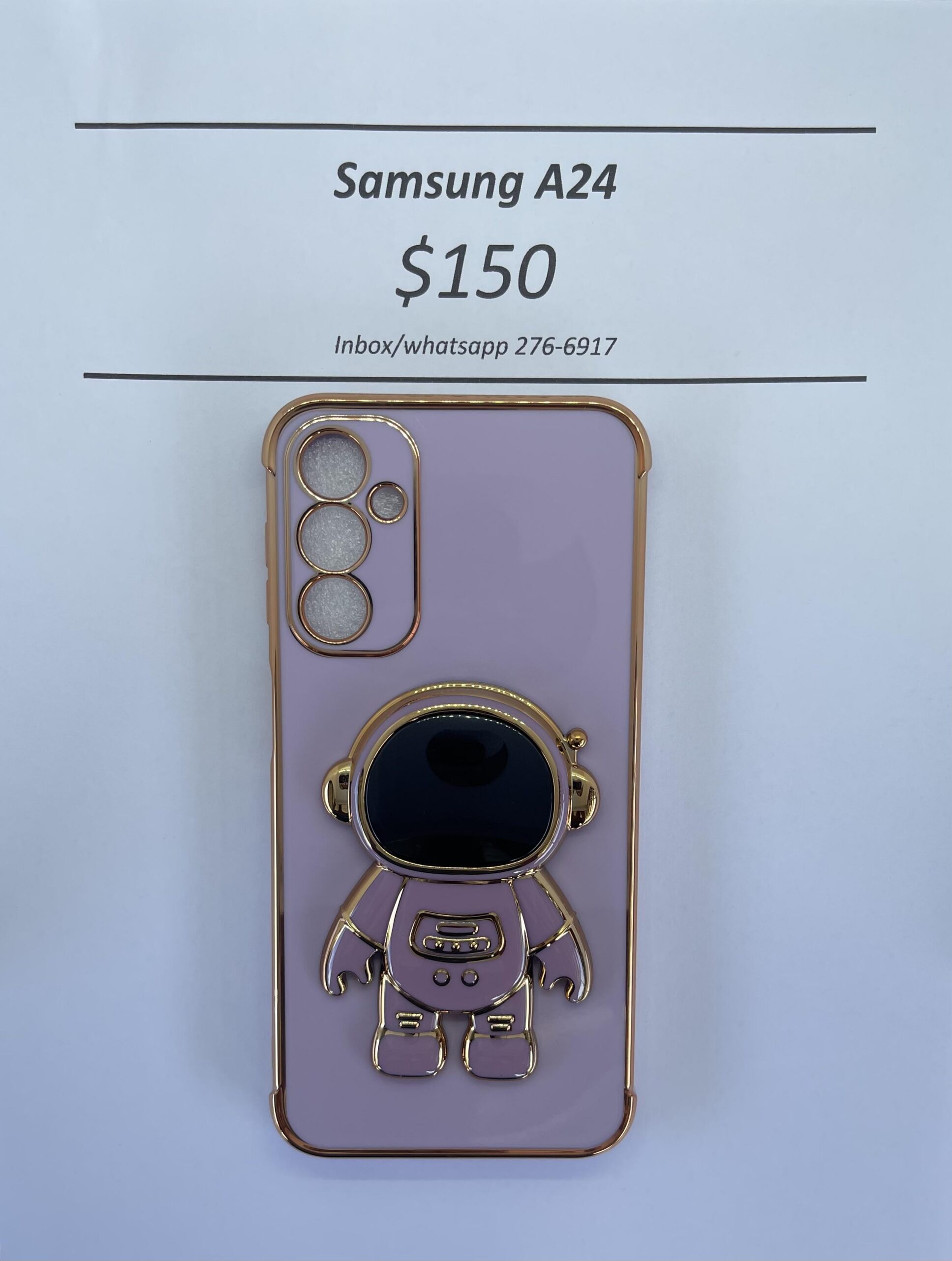 A24 Purple 3D Astronaut Phone case
