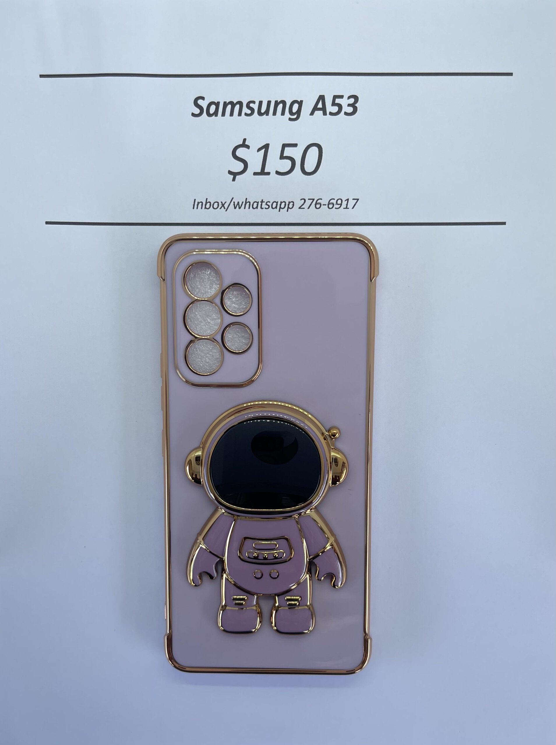 A53 Purple 3D Astronaut Phone case