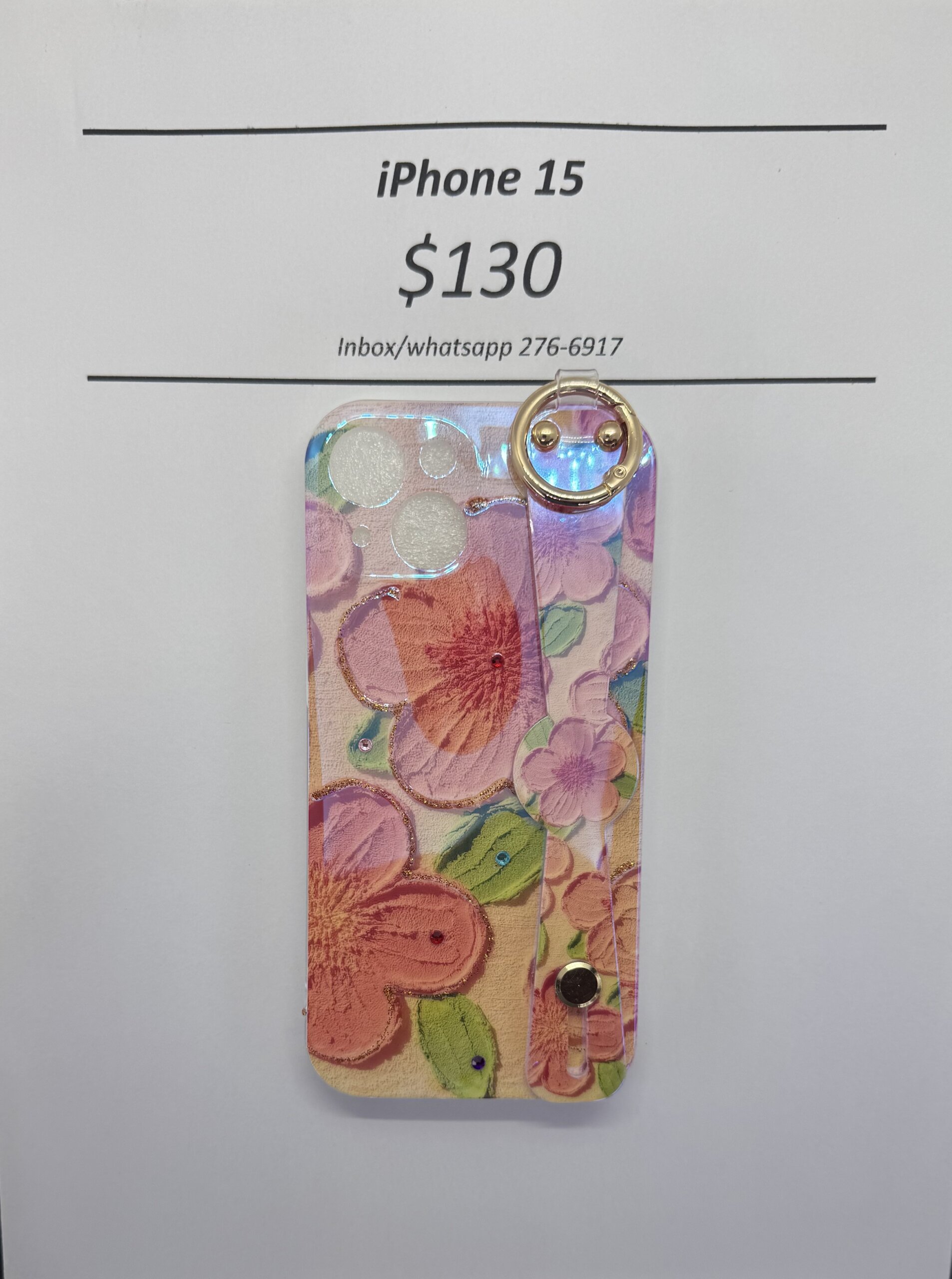 iPhone 15 3D Floral