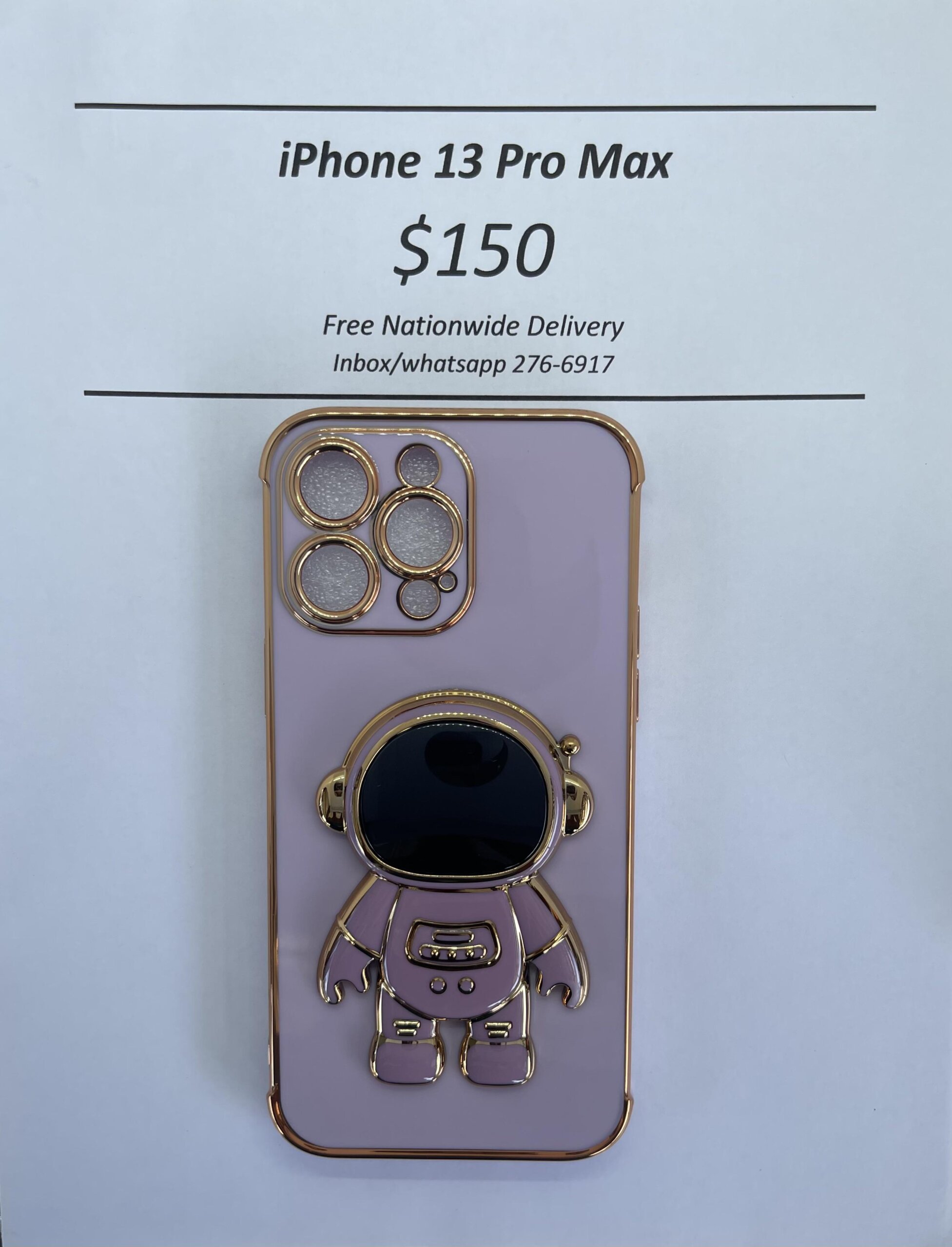 iPhone 13 Pro Max 3D Astronaut Phone case
