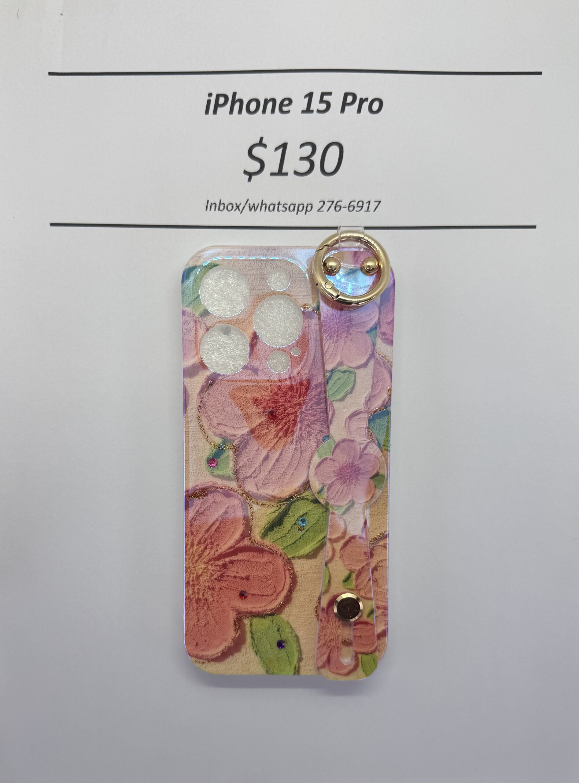 iPhone 15 Pro 3D Floral
