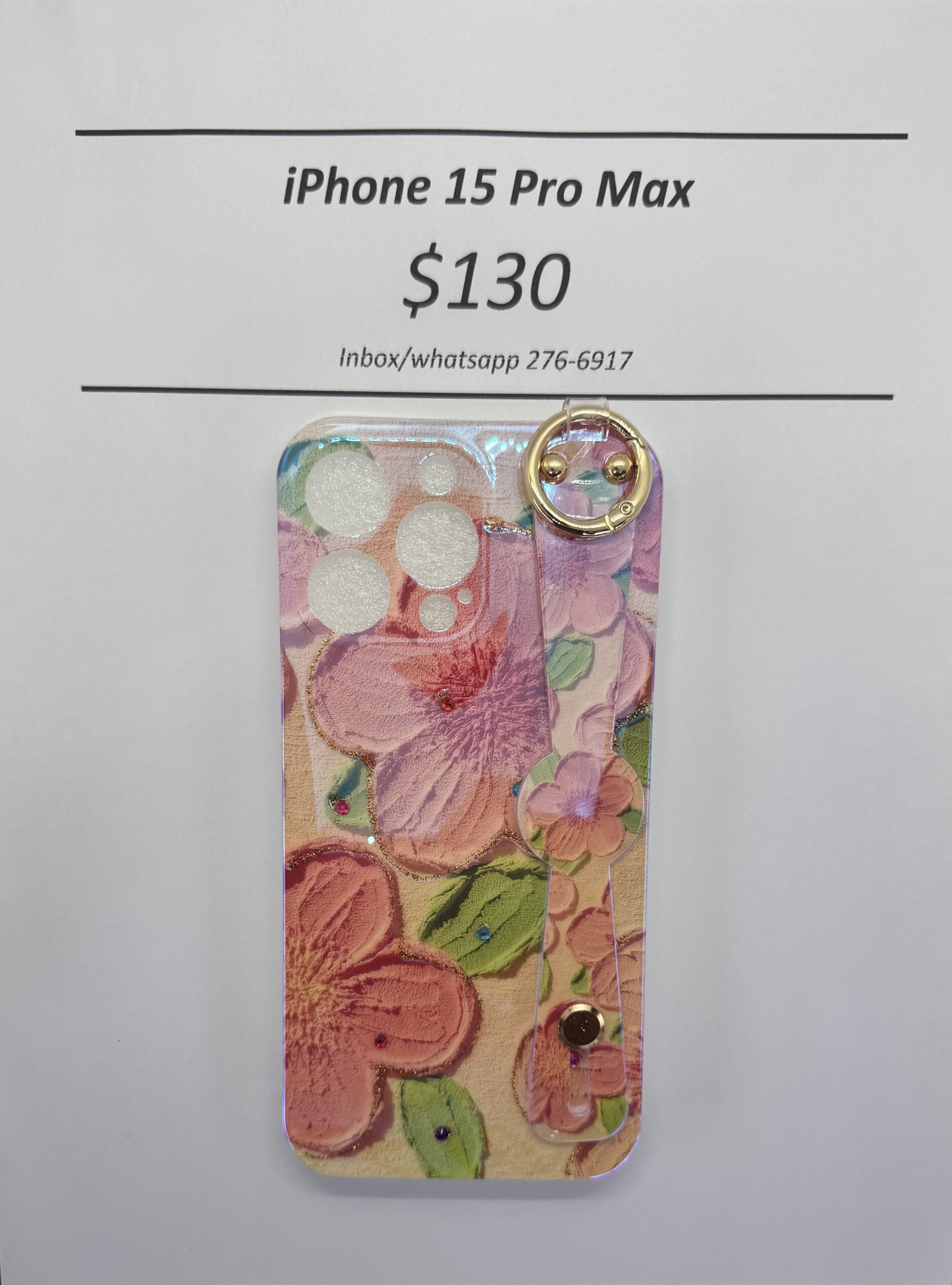 iPhone 15 Pro Max 3D Floral