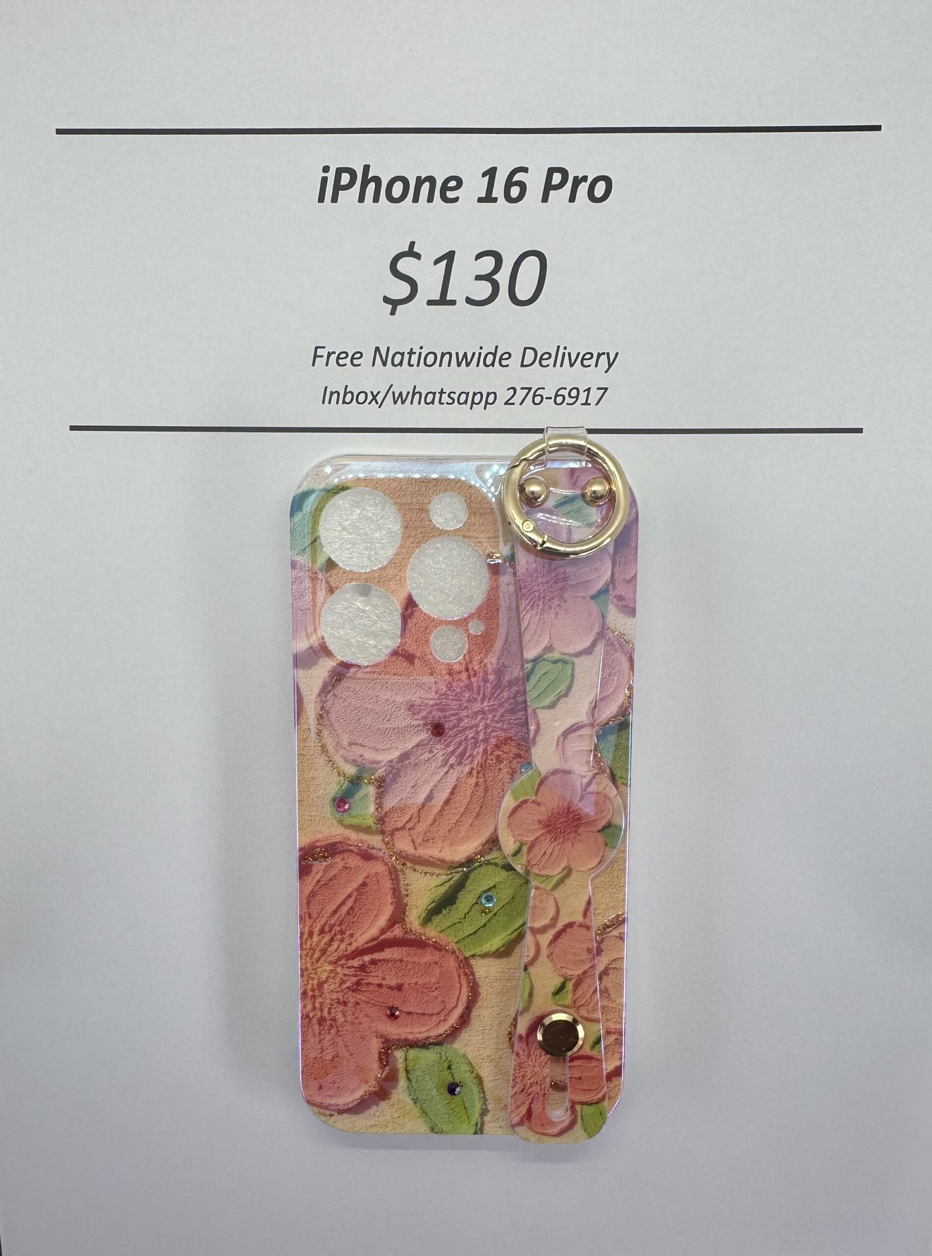 iPhone 16 Pro 3D Floral