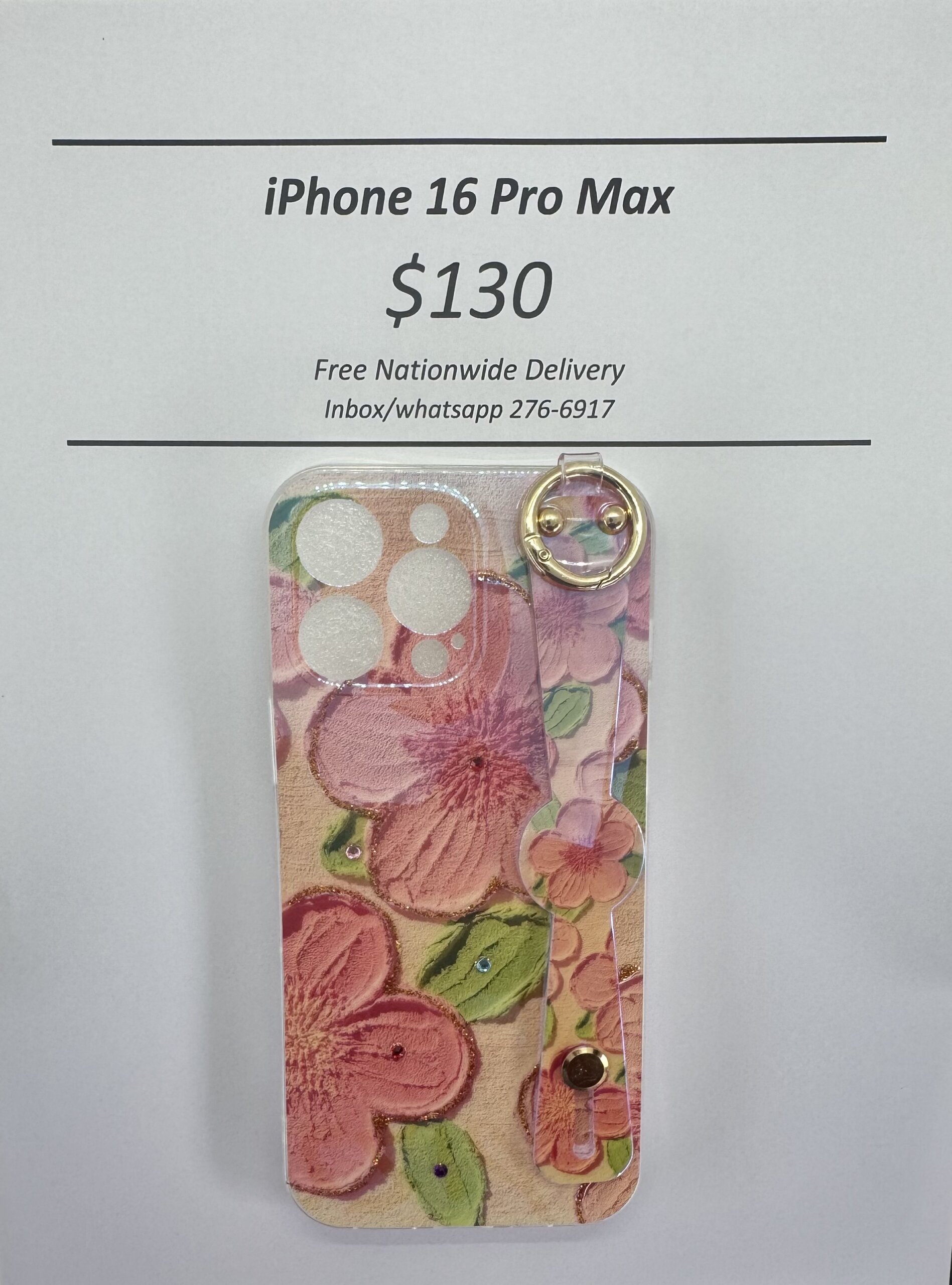 iPhone 16 Pro Max 3D Floral