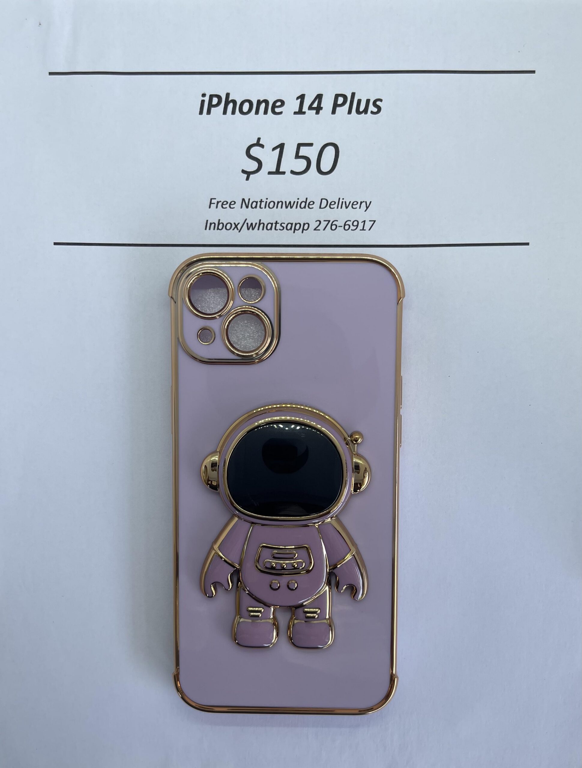 iPhone 14 Plus 3D Astronaut Phone case
