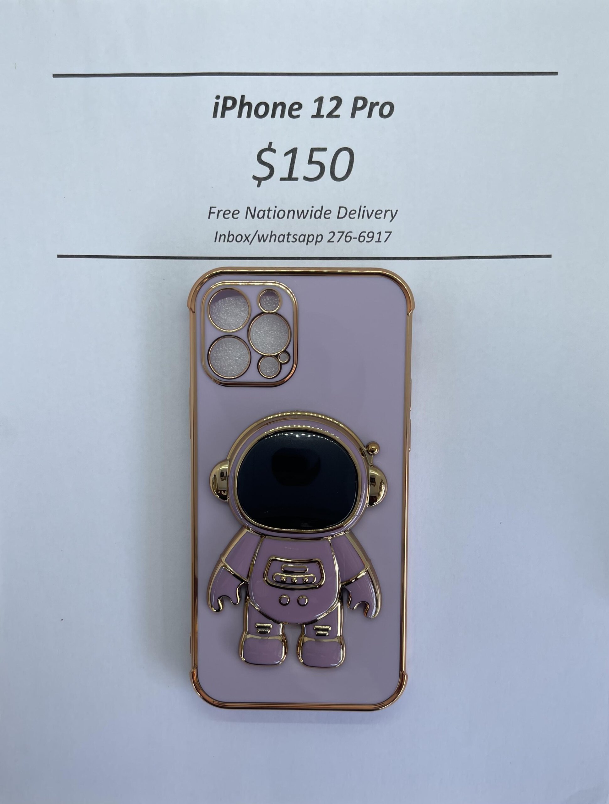 iPhone 12 Pro 3D Astronaut Phone case