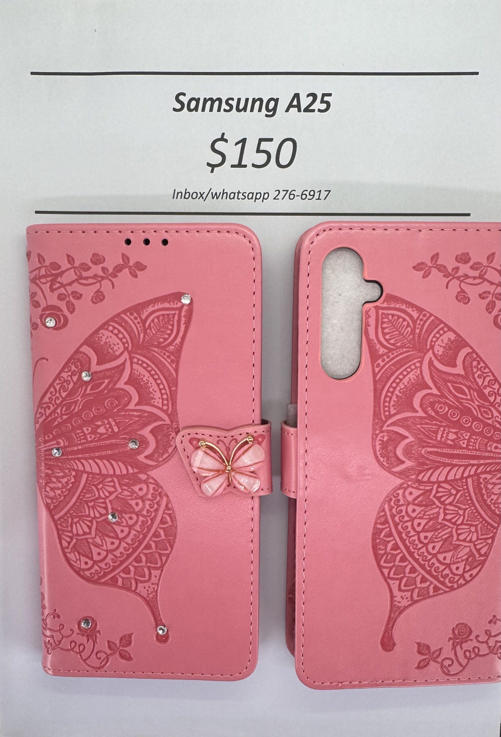 A25 Pink Butterfly Wallet