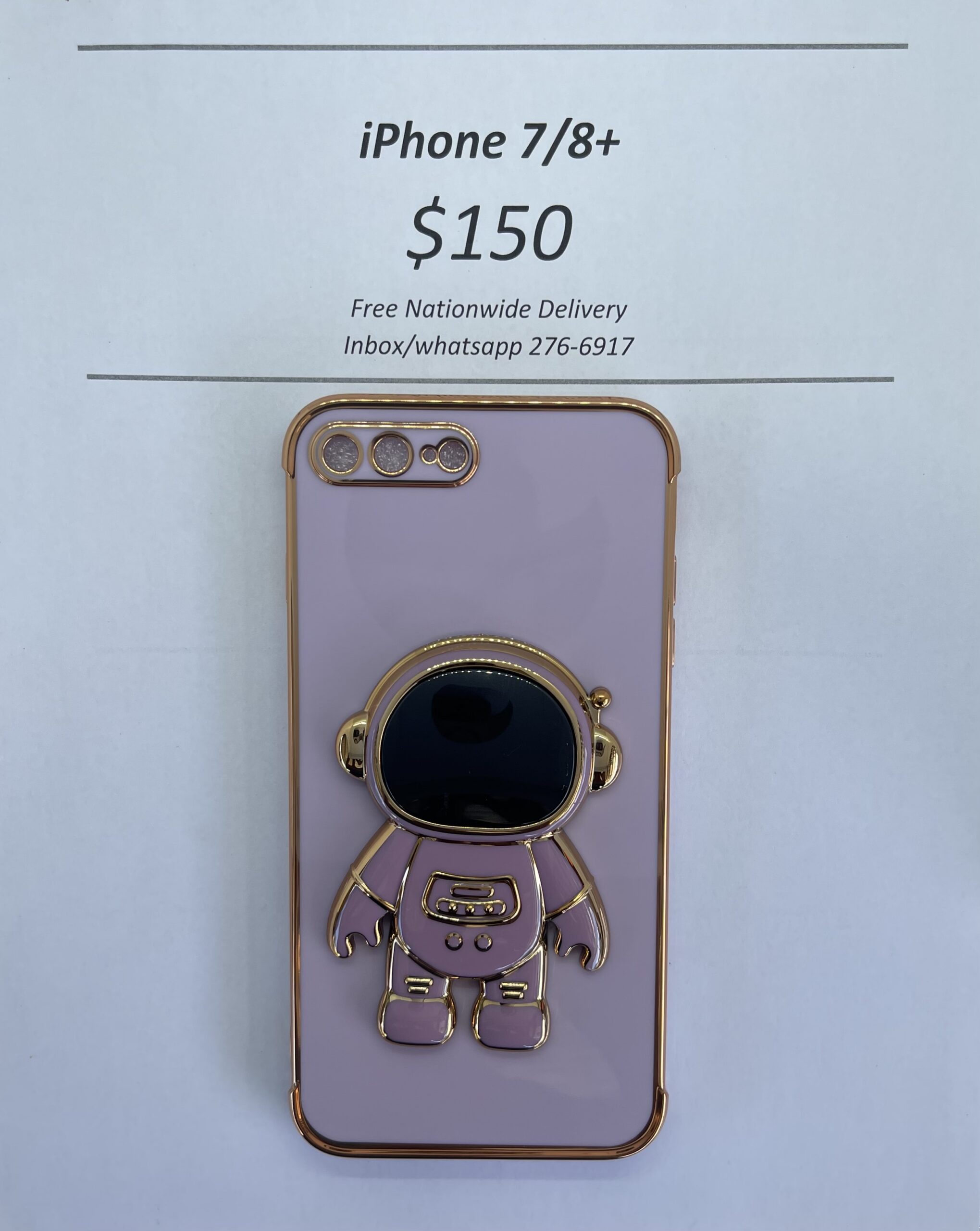 iPhone 7/8 Plus 3D Astronaut Phone case