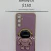 S23 Purple 3D Astronaut Phone case
