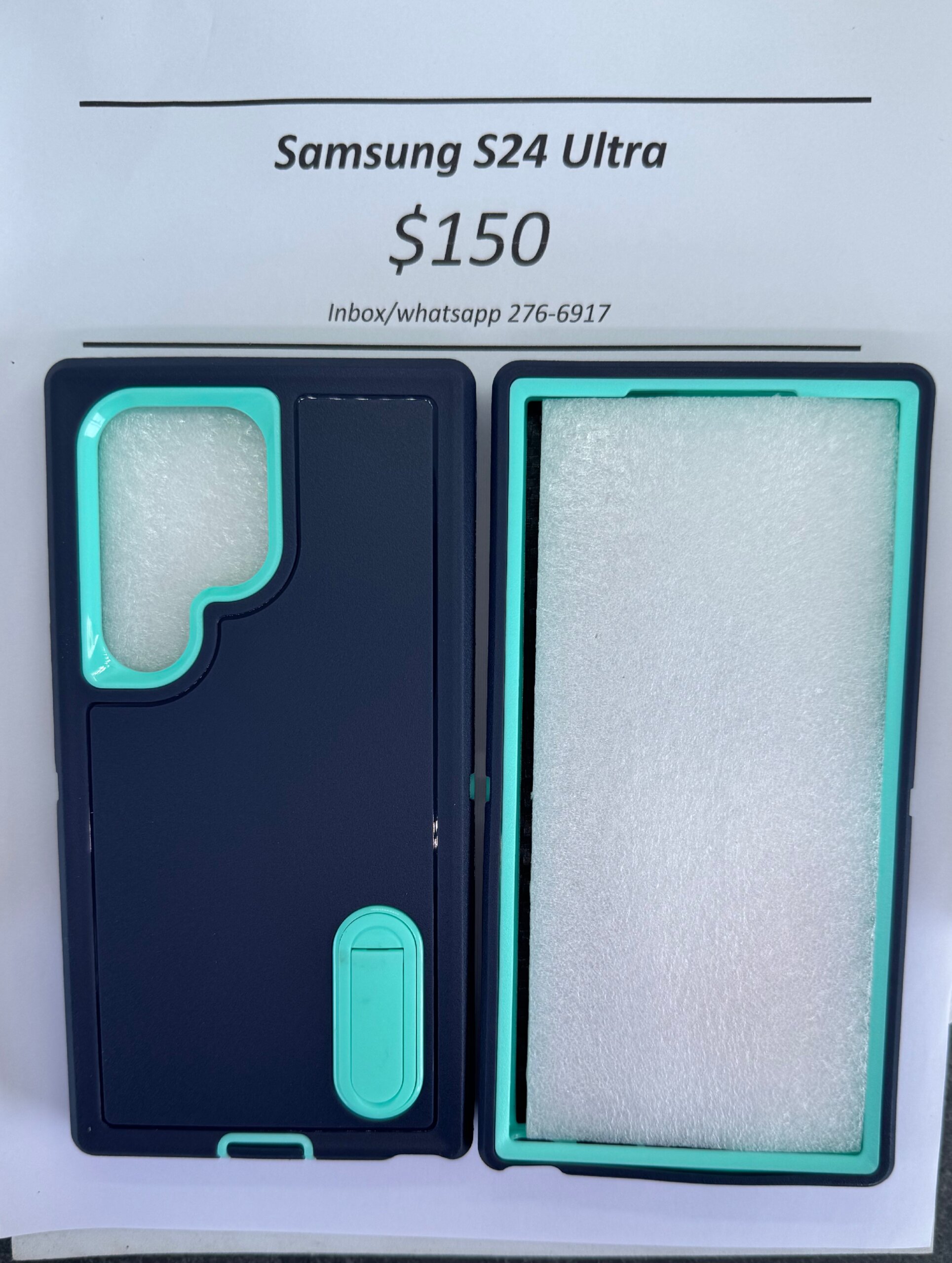 S24 Ultra Heavy Duty Blue Case