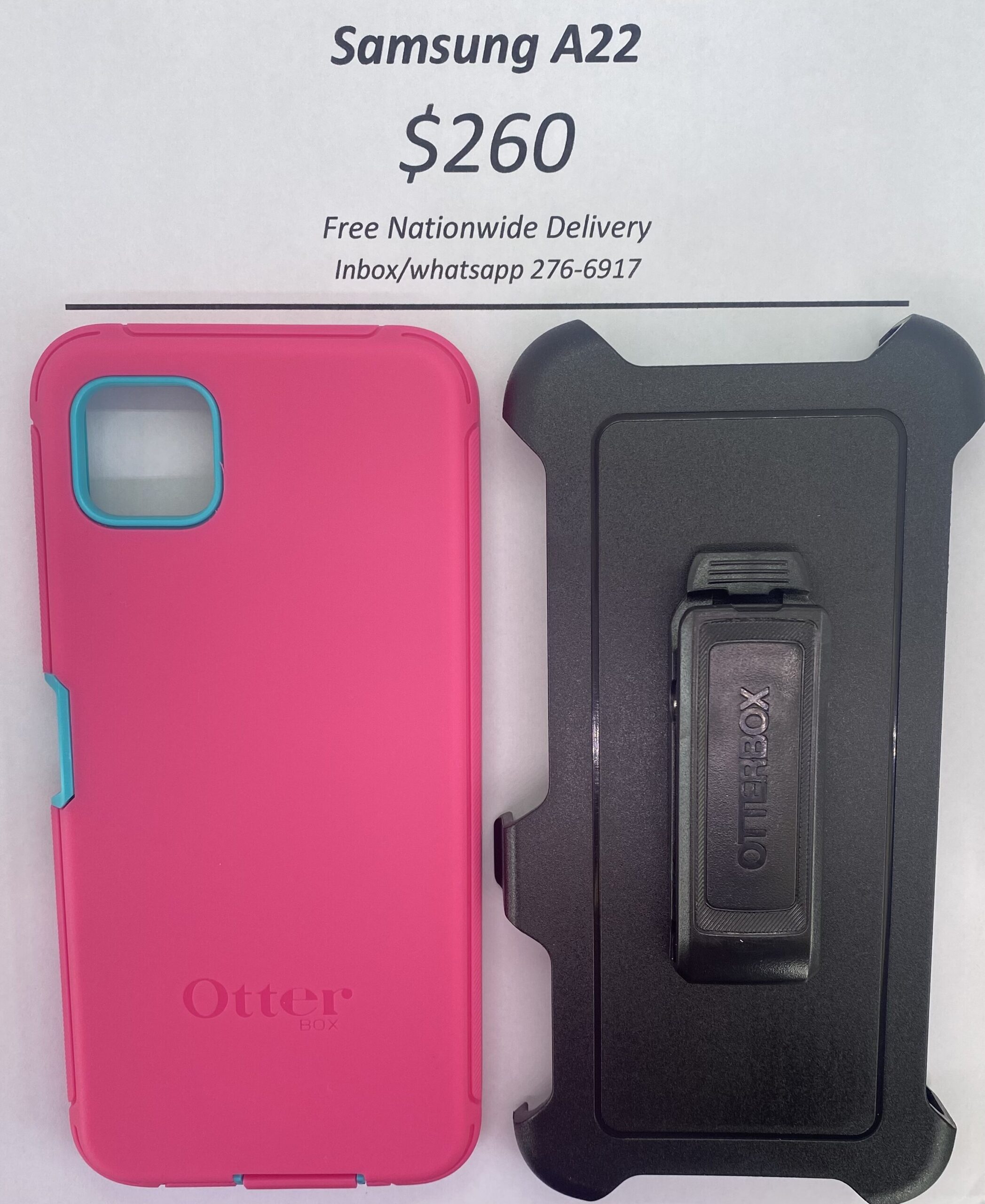 A22 5G Otterbox-Defender Pink
