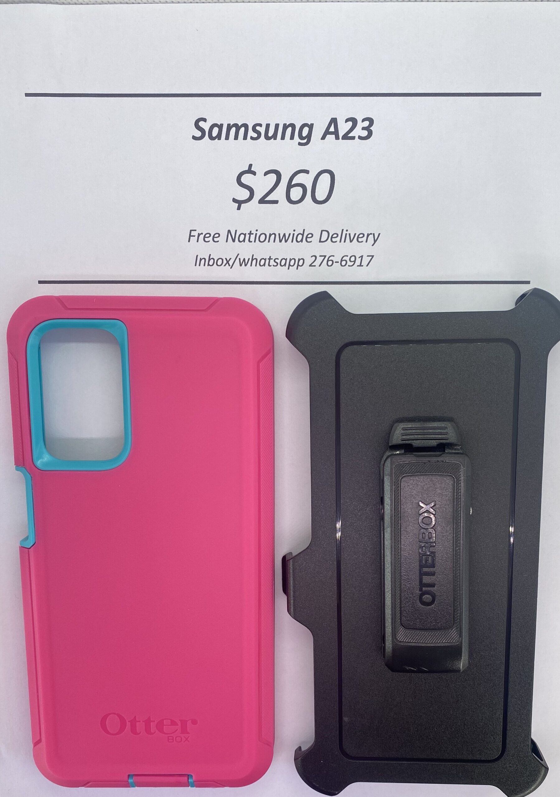A23 Otterbox-Defender Pink