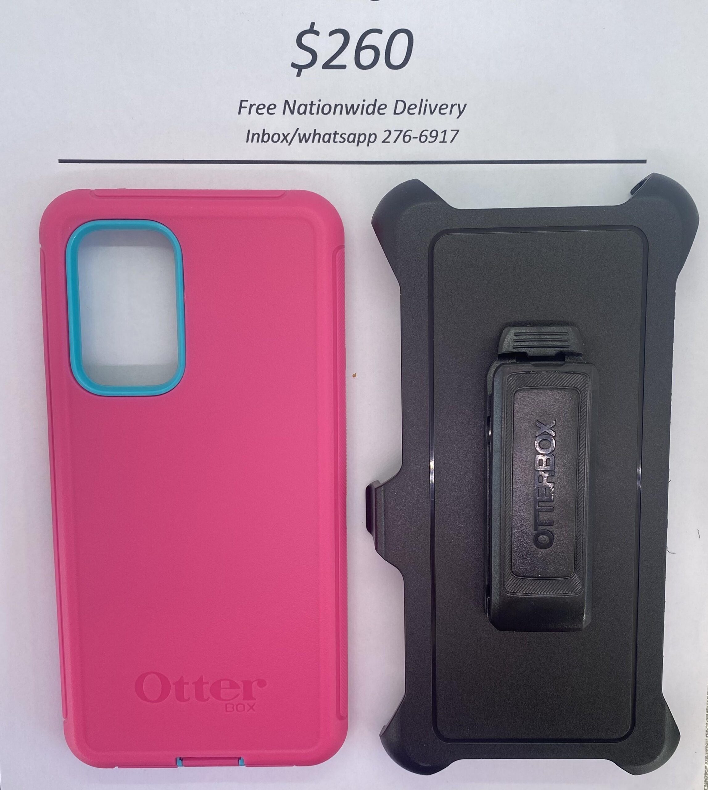 A14 Otterbox-Defender Pink