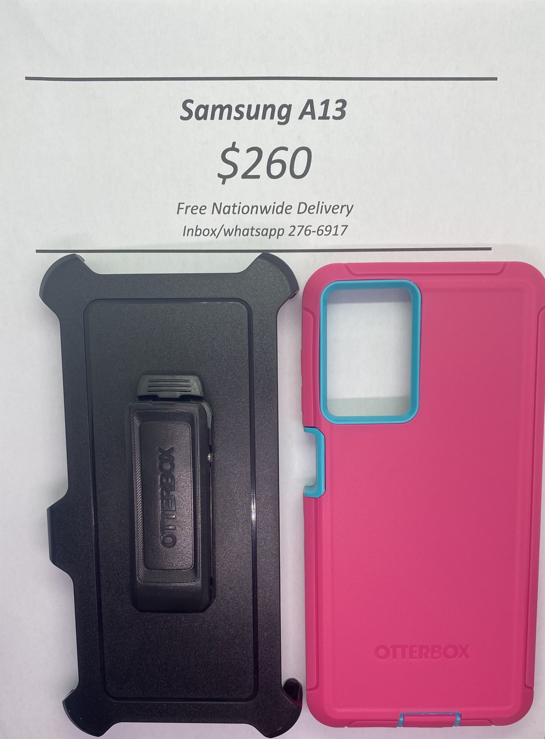 A13 Otterbox-Defender Pink
