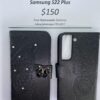 S22 Plus Black Butterfly Wallet
