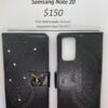 Samsung Note 20 Black Butterfly Wallet