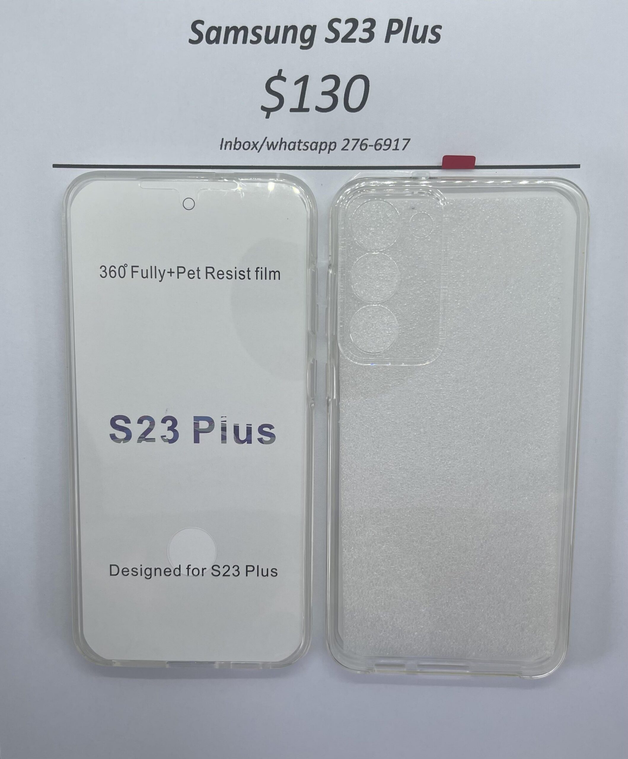 S23 Plus 360 TPU Case