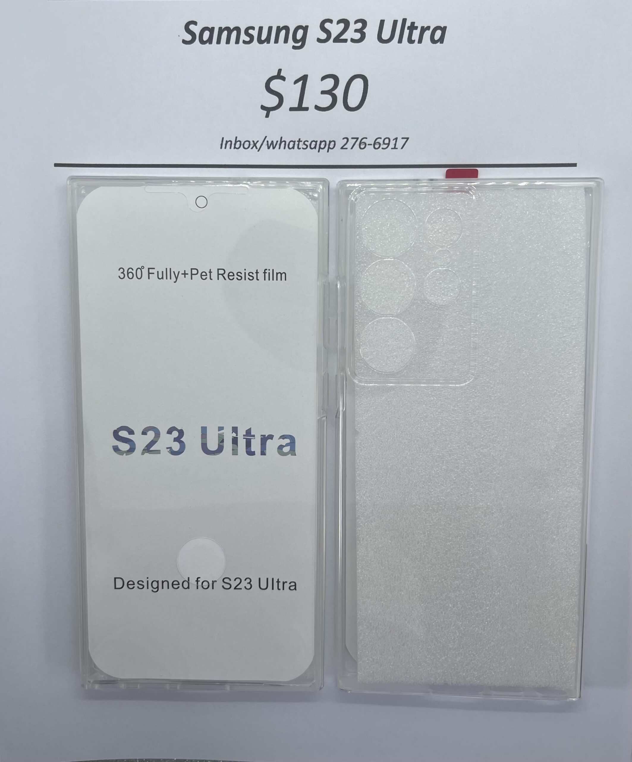 S23 Ultra 360 TPU Case