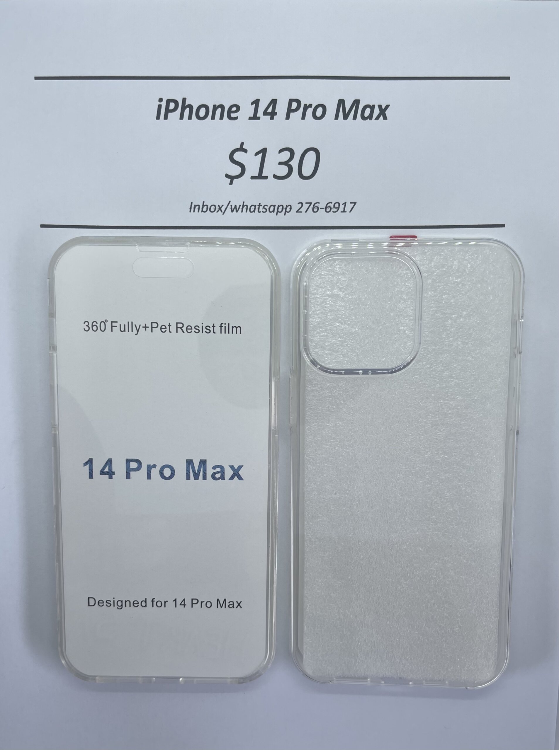 iPhone 14 Pro Max 360 TPU Case