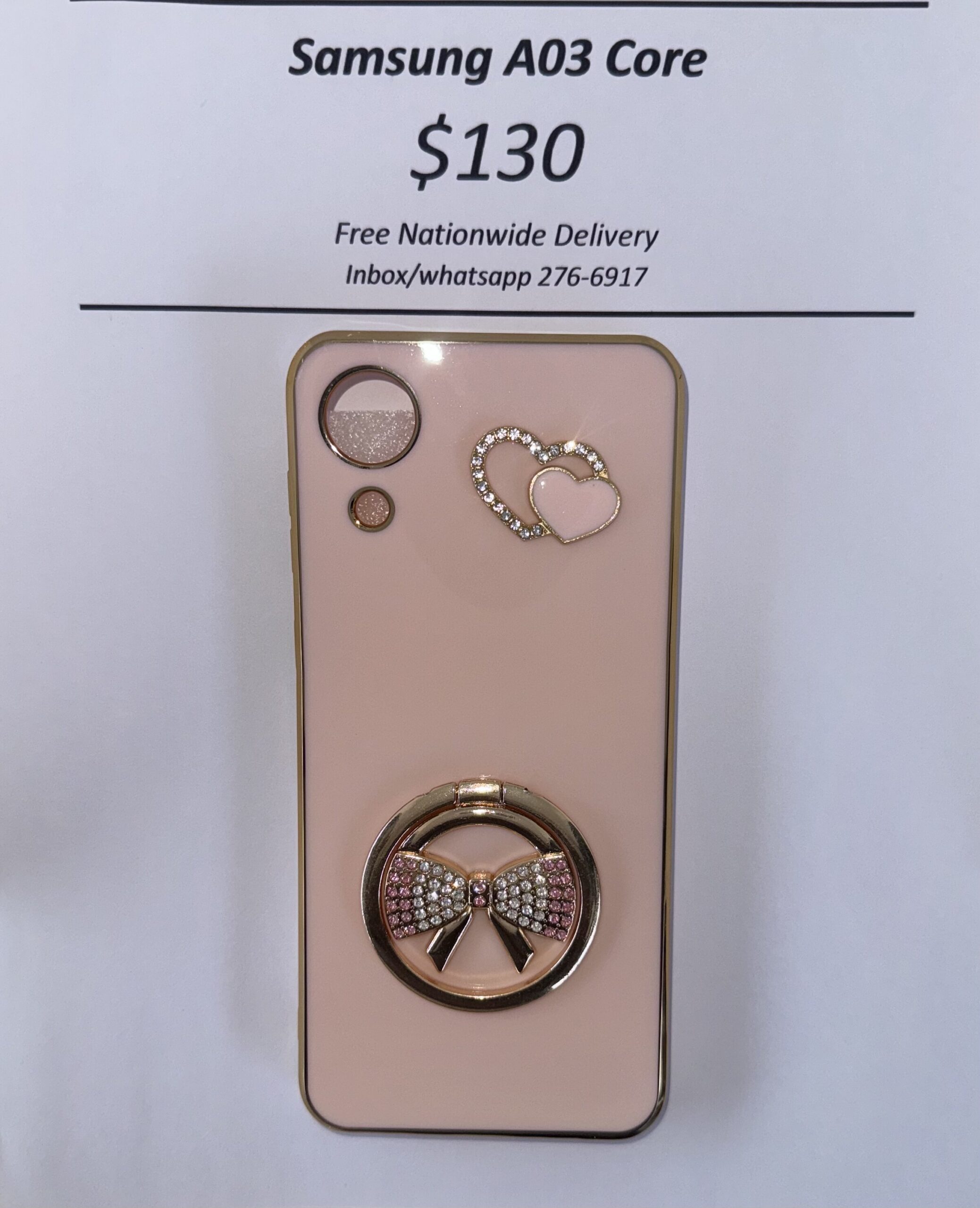 A03 Core Cream Bow case