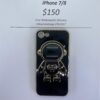 iPhone 7/8 and SE 2020 Black 3D Astronaut Phone case