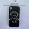 iPhone XR Black 3D Astronaut Phone case