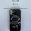 iPhone 12 Black 3D Astronaut Phone case