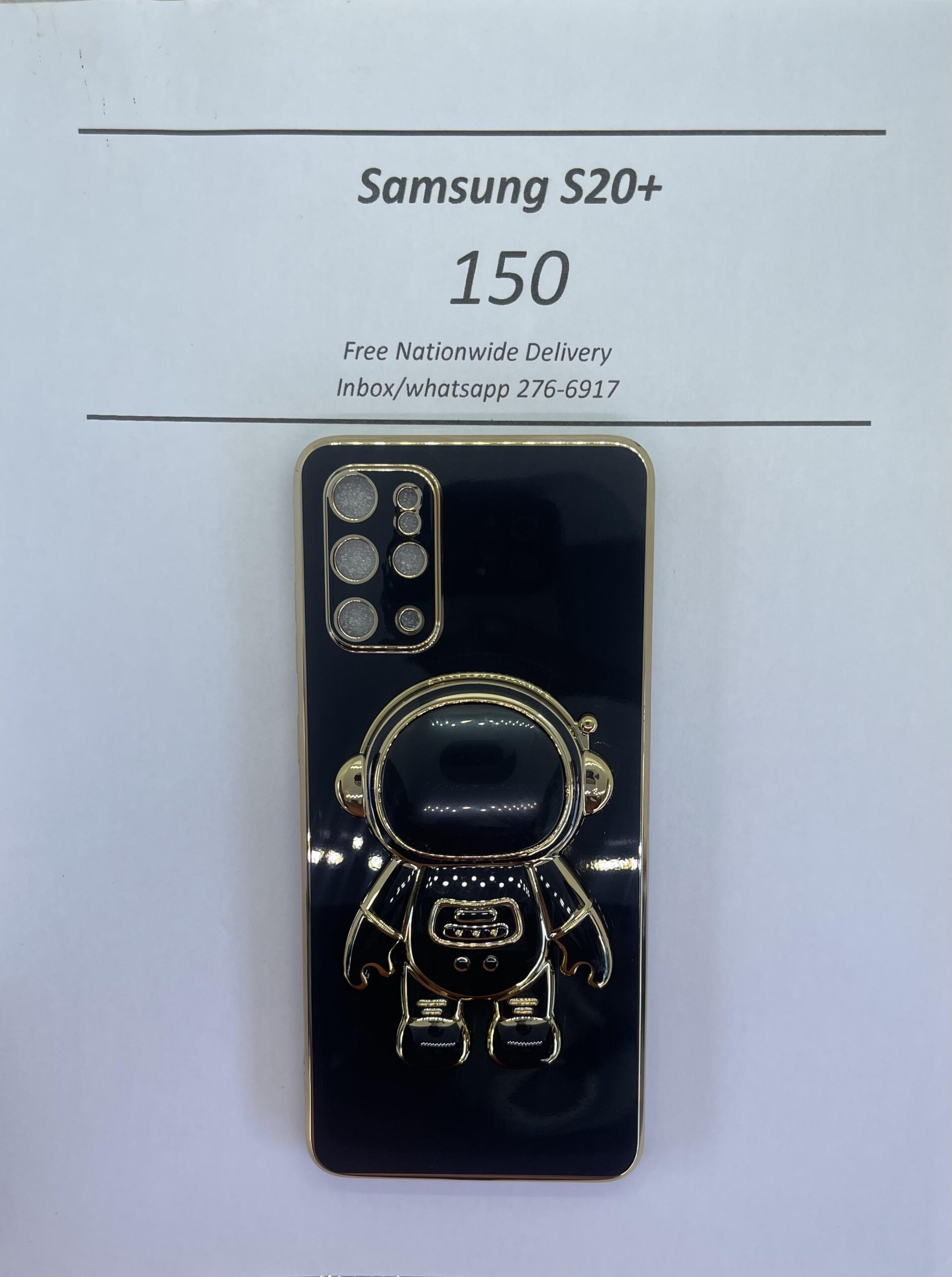 S20 Plus Black 3D Astronaut Phone case